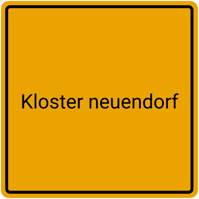 Meldebestätigung Kloster Neuendorf
